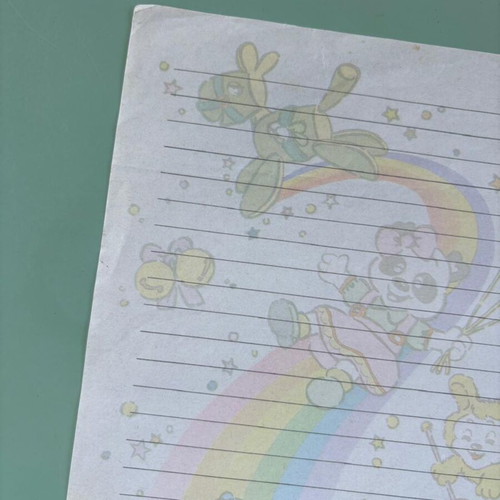 Letter sheet from the 1990s