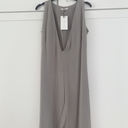 Dress The Line Project gray size S new with deep V neckline