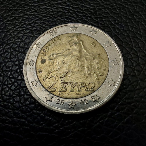 2 Euro 2002 - S used with printing errors