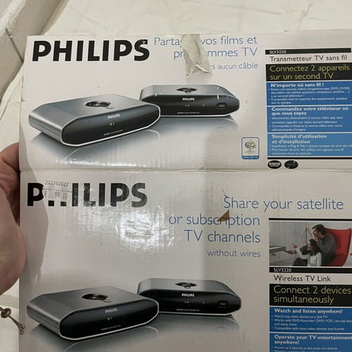 Philips Wireless TV Link SLV3220 new, image and audio transmitter
