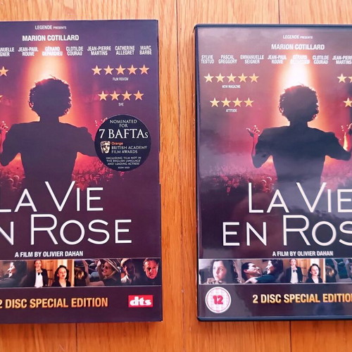 La Vie en Rose DVD used, 2 disc, no Greek subtitles