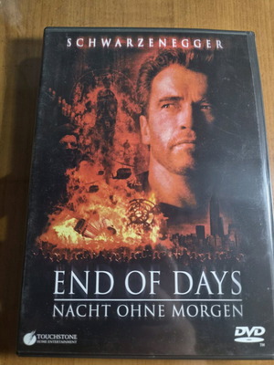 End of Days DVD like new, action and adventure with Arnold Schwarzenegger