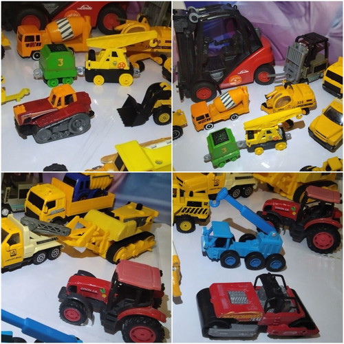 Vintage construction vehicles collection, 20 pieces, used
