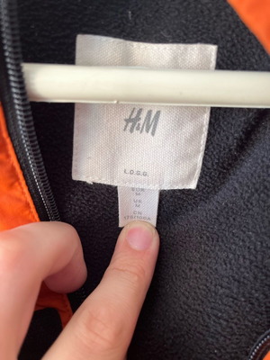 H&M (μέγεθος Μ) ανδρικό αδιάβροχο πορτοκαλί
