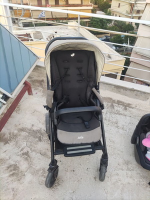 Καρότσι 2 σε 1 Joie Chrome μεταχειρισμένο με καθισματάκι αυτοκινήτου Recaro isofix