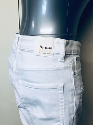 Παντελόνι Bershka μέγεθος L σαν καινούργιο, άσπρο