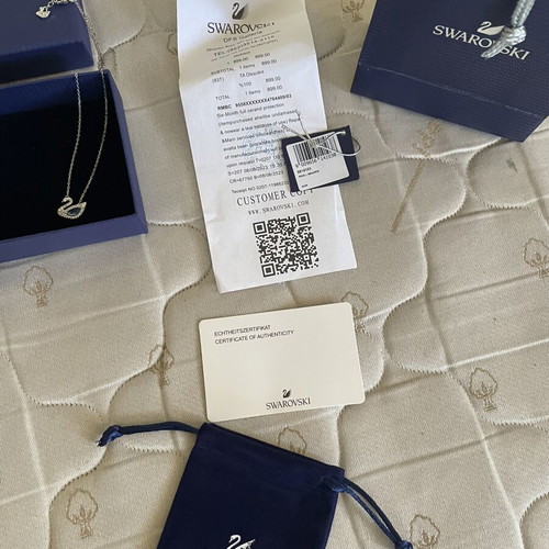 Swarovski 21 Necklace new with box and certificate