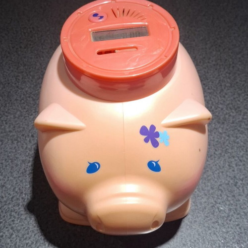 Redbox Electronic Piggy Bank Model 22781 Like New with Digital Display