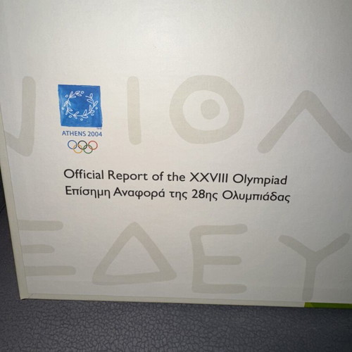 Athens 2004 Official Report Box Set like new