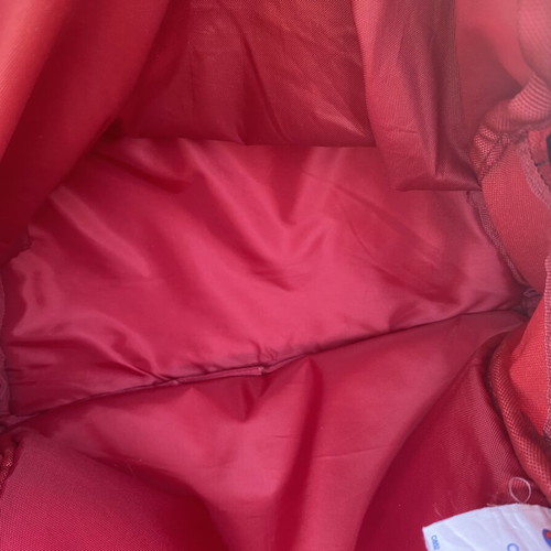 Champion backpack red, like new, large capacity with multiple compartments