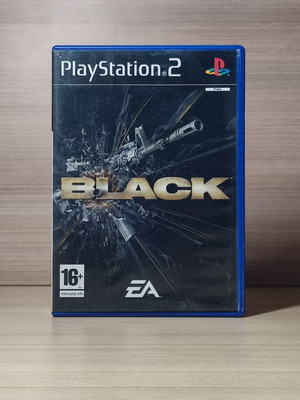 Black PS2 μεταχειρισμένο, πλήρες αγγλικό