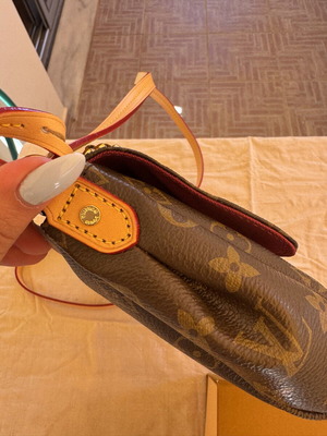Shoulder bag new, beige and brown