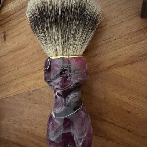 Zenith 502 Ametista Manchurian Badger shaving brush like new