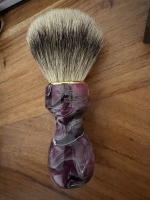 Zenith 502 Ametista Manchurian Badger shaving brush like new