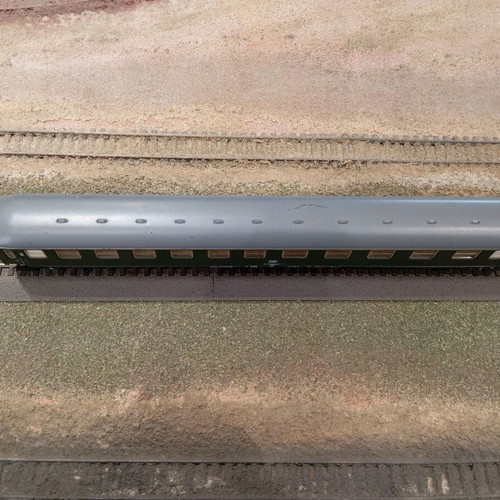 Lilliput long passenger train carriage used, scale 1:87 HO
