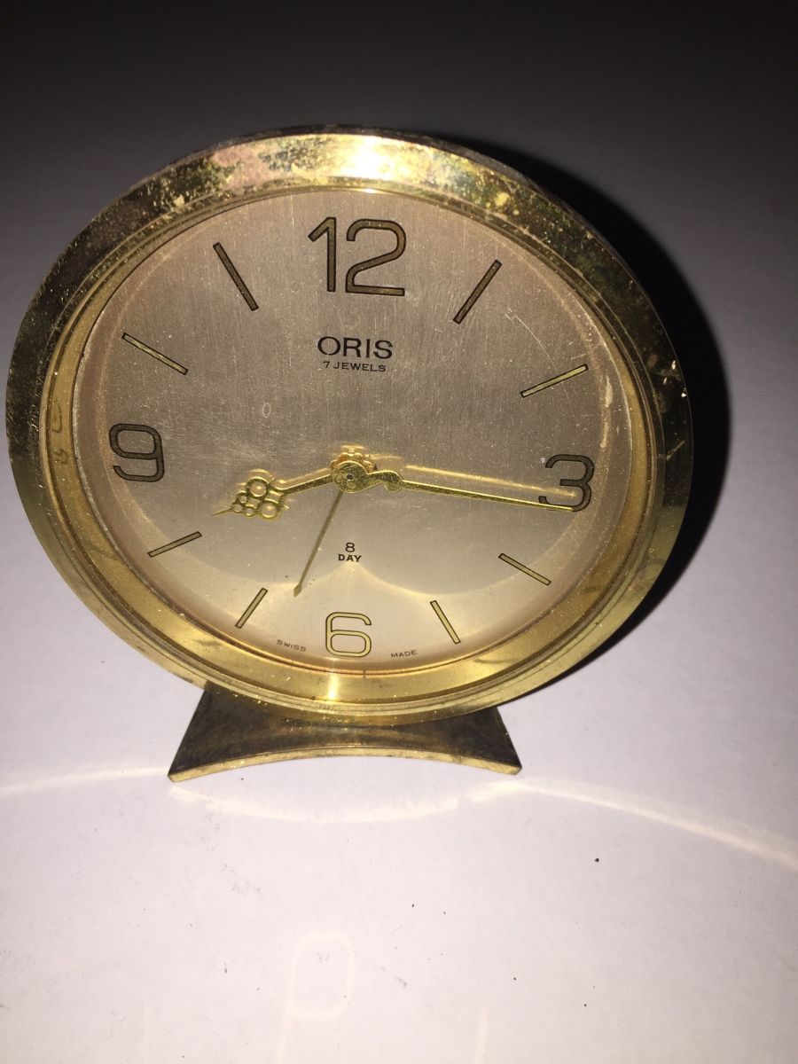 ORIS 7 JEWELS 8 DAY BRASS ALARM CLOCK 150 00 Vendora