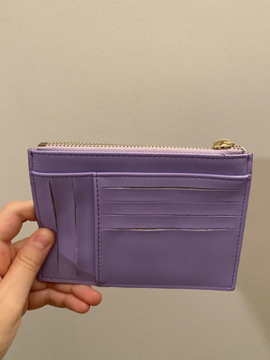 Pierre Cardin Purple Card Holder and Coin Purse like new