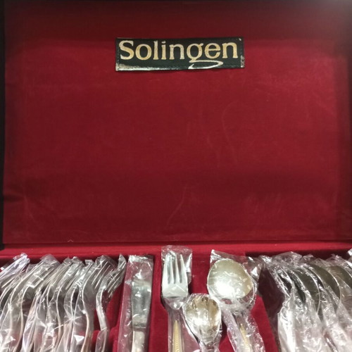 Solingen Nivella Cutlery Set 72 Pieces Plus New 24K Gold Plated