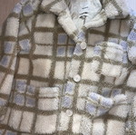 Pull&Bear checked fur like new