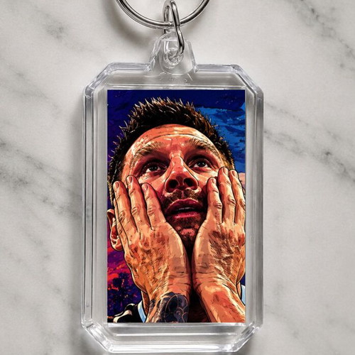Acrylic Keychain Inspired by Lionel Messi 2026 World Cup Moments