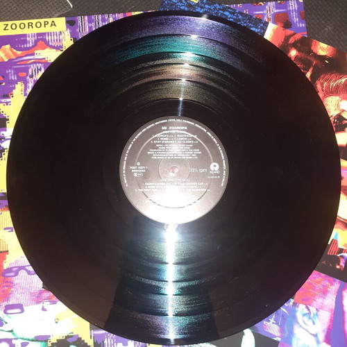 U2 Zooropa Original Vinyl LP 1993 near mint rock album