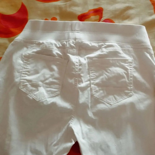 Gebe Maternity cotton maternity pants used, white XL