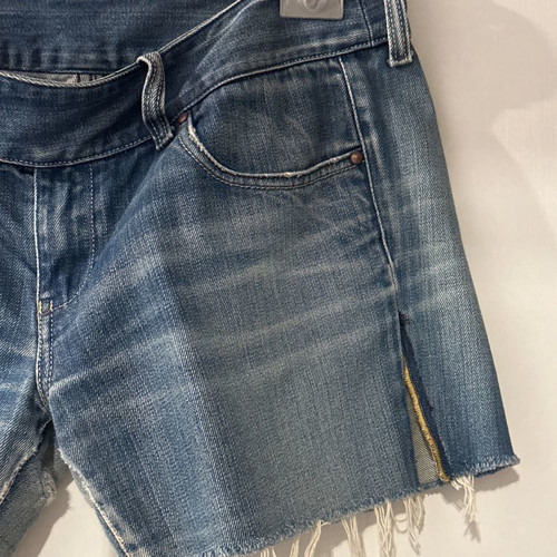 Diesel denim shorts vintage with rips, size 36