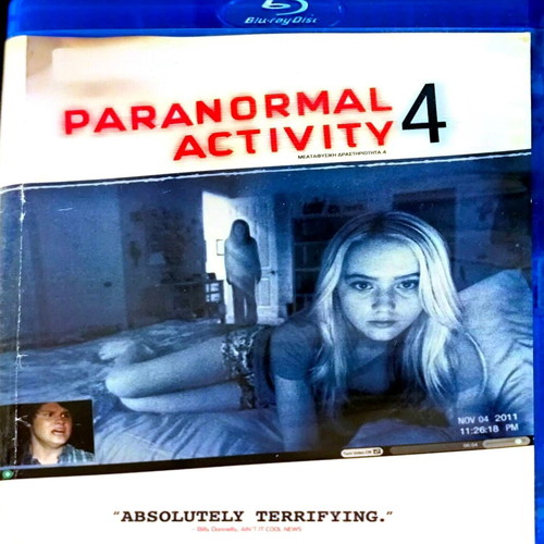 Paranormal Activity 4 Blu-Ray μεταχειρισμένο, ταινία τρόμου με υπότιτλους
