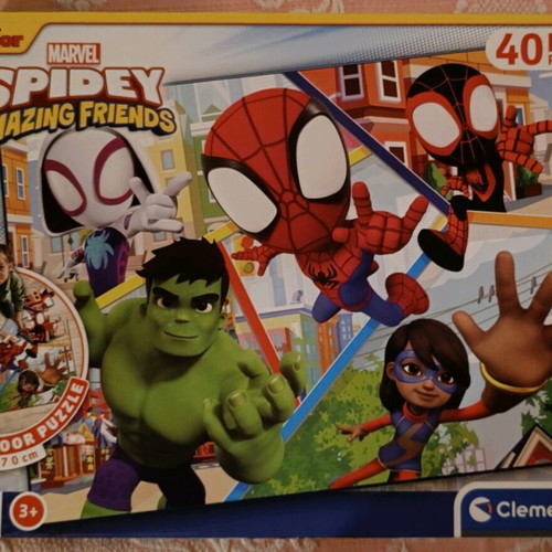 Floor Puzzle Spidey like new, 40 pieces, 100x70 cm