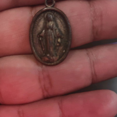 Religious medal Virgin Mary 1830 used
