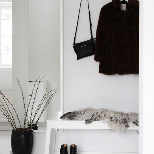 Dots wooden wall hooks, set of 3, black