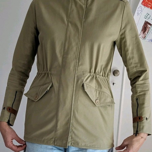 Lacoste Safari jacket S like new, vintage green
