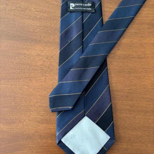 Pierre Cardin Paris blue striped tie