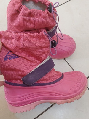 Mc Kinley snow boots used, size 35/36, pink and purple