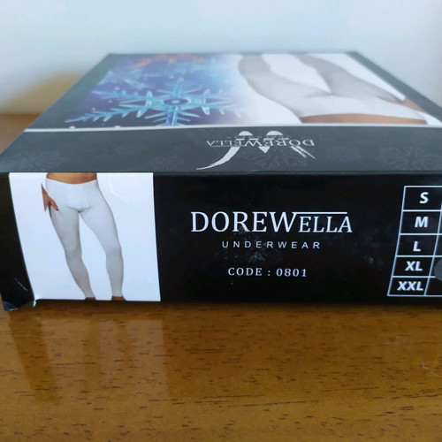 Dorewella men's thermal pants new, black and grey