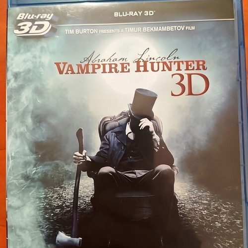 Blu-ray 3D Abraham Lincoln Vampire Hunter like new with Greek subtitles