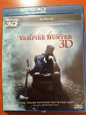 Blu-ray 3D Abraham Lincoln Vampire Hunter like new with Greek subtitles