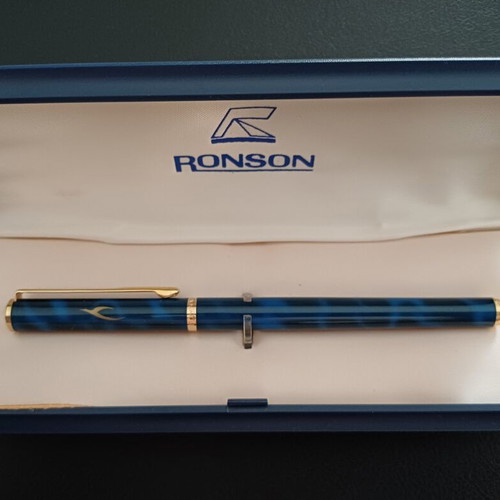 Ronson XF 504 Flo-Tip Vintage Pen Kuwait Airways New Old Stock