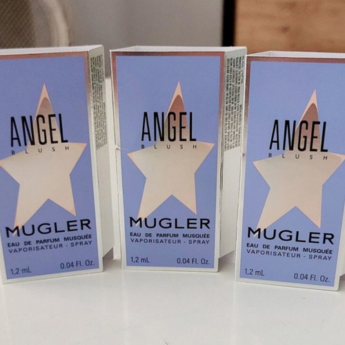 Angel Blush Mugler perfume set new, 3 samples