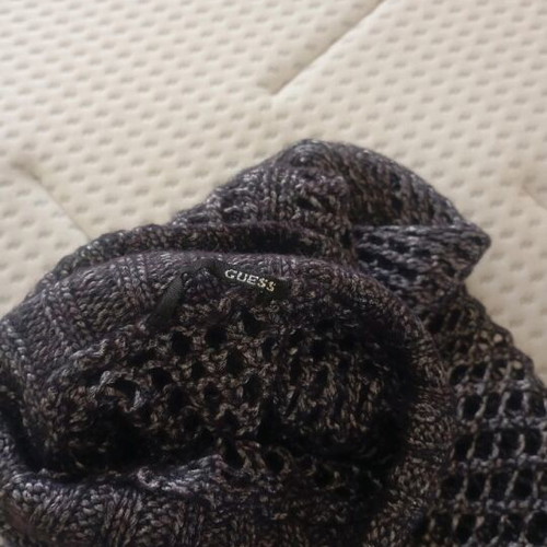 Guess sweater gray metallic like new, size XS