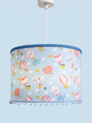 Children's ceiling light hot air balloons 35x20 E27 oxygen lampshades