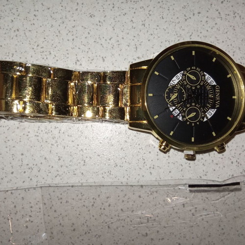 Geneva men's watch gold new model