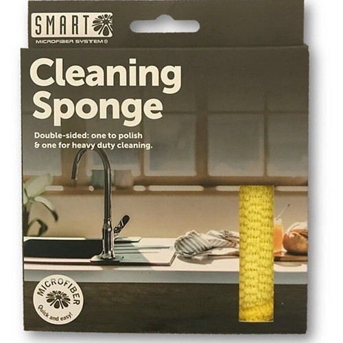 Cleaning Sponge new, double-sided microfiber