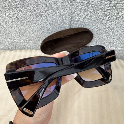 Tom Ford Hutton-02 TF664 Oversized Sunglasses brand new, dark Havana
