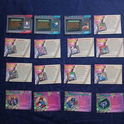 Marvel Onslaught Ultra 1996 card pack used, 54 cards