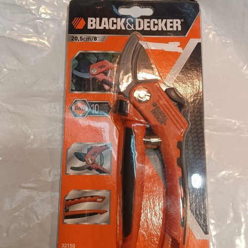 Black & Decker Pruning Shears 15mm New