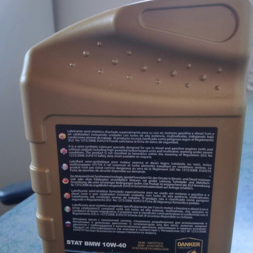Danker STAT BMW 10W-40 semi-synthetic engine oil 1 liter sealed