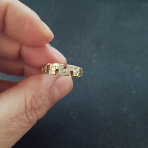 Vintage 14K ring with zircon like new, gold color