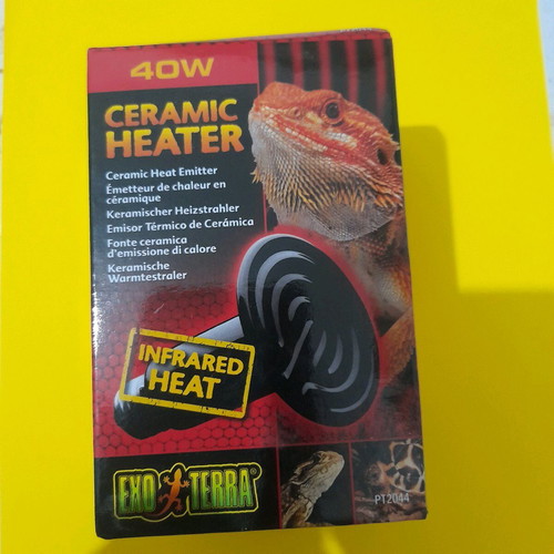 Ceramic heater infrared heat lamp for reptiles like new