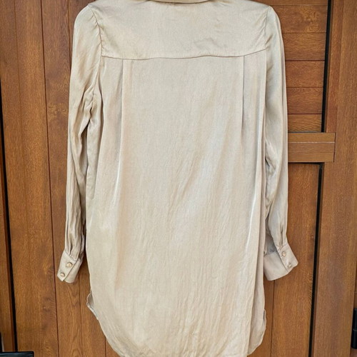 Silk blouse tunic Dante6 champagne color like new, size S